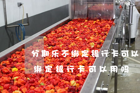分期乐不绑定银行卡可以还款吗-分期乐不绑定银行卡可以用吗