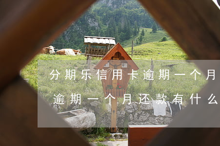 分期乐信用卡逾期一个月会怎么样-分期乐逾期一个月还款有什么影响吗