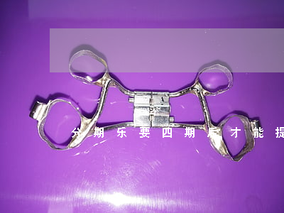 分期乐要四期后才能提前还款么-