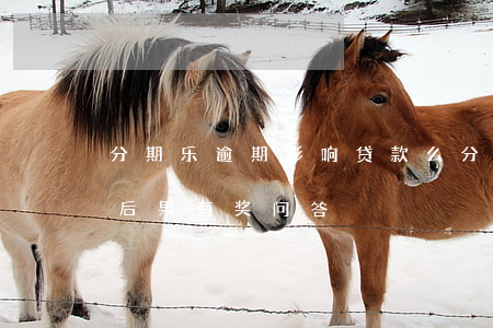 分期乐逾期影响贷款么(分期乐逾期会有什么后果?,有奖问答)