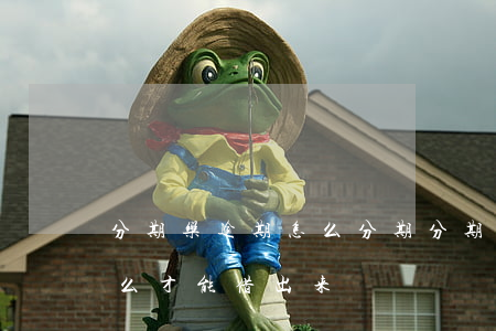 分期乐逾期怎么分期(分期乐逾期了还款了怎么才能借出来)
