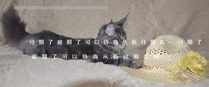 分期了逾期了可以协商从新分期么-分期了逾期了可以协商从新分期么吗