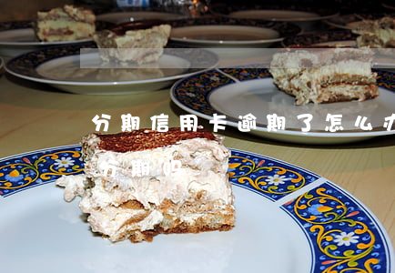 分期信用卡逾期了怎么办(信用卡逾期了可以分期吗)