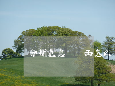 分期免息買東西怎么樣(分期免息買東西劃得來嗎)