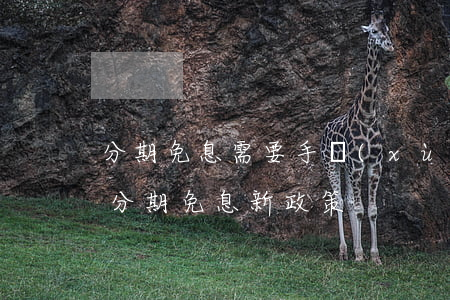 分期免息需要手續(xù)費(fèi)嗎（分期免息新政策）