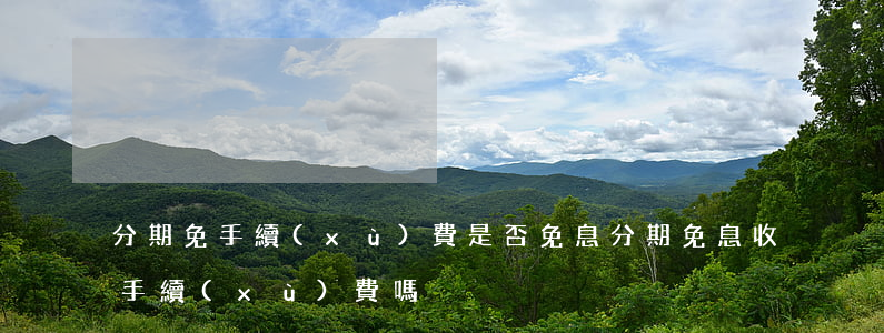 分期免手續(xù)費是否免息(分期免息收手續(xù)費嗎)