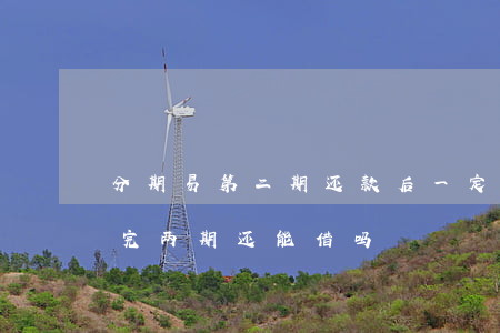 分期易第二期还款后一定能借吗-分期易还完两期还能借吗