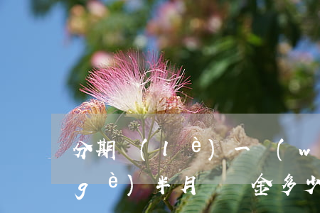 分期樂(lè)一萬(wàn)逾期一個(gè)半月遲納金多少，關(guān)于分期樂(lè)欠款一萬(wàn)元，逾期一個(gè)半月的遲納金計(jì)算方法