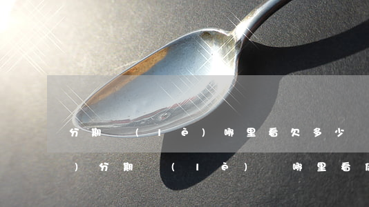 分期樂(lè)哪里看欠多少錢(qián)(分期樂(lè)從哪里看借了多少錢(qián))