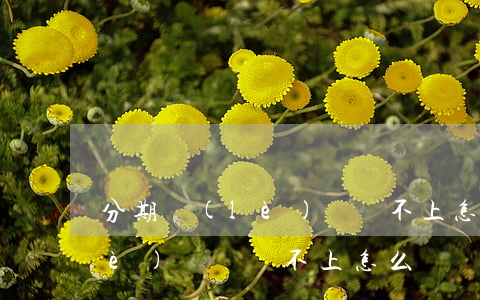 分期樂(lè)錢還不上怎么辦(分期樂(lè)還錢還不上怎么辦)