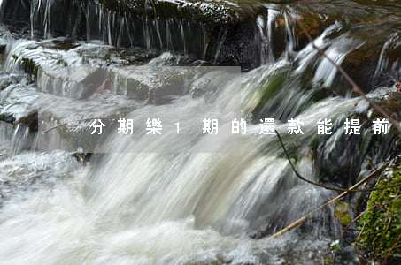 分期樂1期的還款能提前還款嗎-