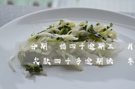 分期樂借四千逾期三個月利息多少-分期樂欠款四千多逾期快兩年了會不會有事?