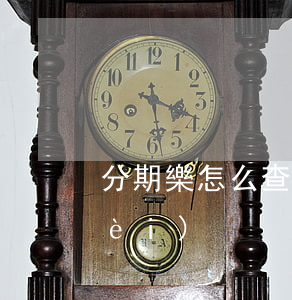 分期樂怎么查看總欠(怎么查分期樂欠費(fèi))