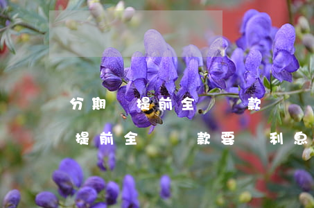 分期樂提前全額還款還會要利息嗎-分期樂提前全額還款要給利息嗎?