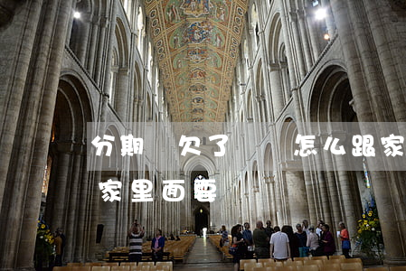 分期樂欠了兩萬怎么跟家里說(分期樂說要到家里面要錢)