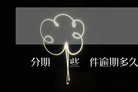 分期樂這些軟件逾期多久上征信-