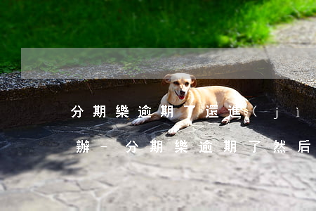分期樂逾期了還進(jìn)去出不來怎么辦-分期樂逾期了然后還了借不出來怎么辦