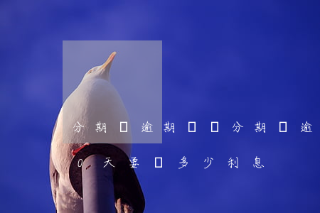 分期樂逾期兩萬(分期樂逾期兩萬塊逾期300天要還多少利息)