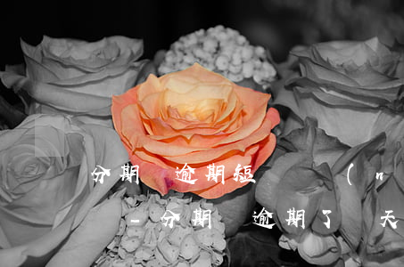 分期樂逾期短時間內(nèi)還不了怎么辦-分期樂逾期了幾天借款借不了怎么辦