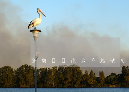 分期樂還款后不能使用了怎么辦-