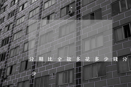 分期比全款多花多少錢(分期付款比全款貴多少)