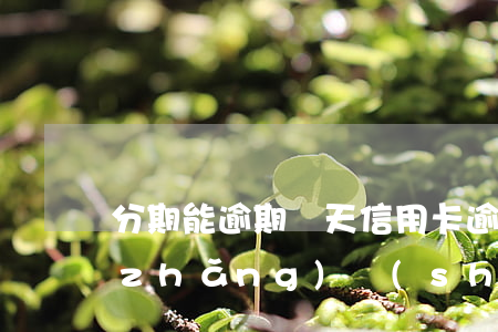 分期能逾期幾天（信用卡逾期可以分期多長(zhǎng)時(shí)間）