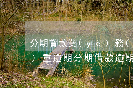 分期貸款業(yè)務(wù)嚴(yán)重逾期 分期借款逾期