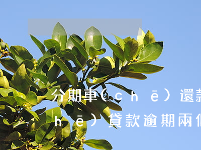 分期車(chē)還款逾期一天(分期車(chē)貸款逾期兩個(gè)月怎么辦)