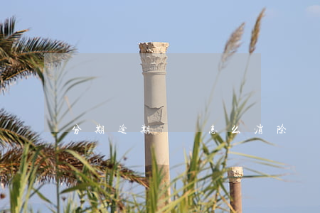 分期逾期記錄怎么消除