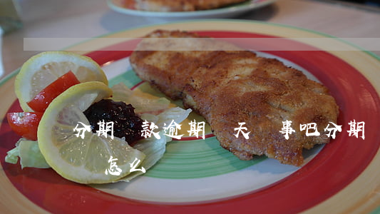 分期還款逾期幾天沒事吧(分期還款逾期一天會怎么樣)