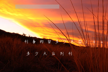 刑事拘留多少天會(huì)判刑(刑事拘留多少天后判刑)