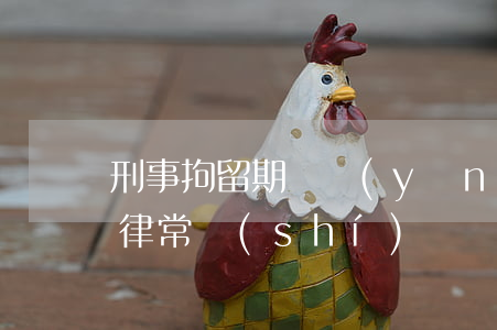 刑事拘留期間，應(yīng)該了解這些法律常識(shí)