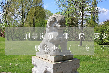 刑事拘留請律師保釋要多少錢(刑事拘留請律師要多少費(fèi)用)