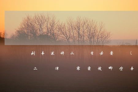 刑事案件二審有必要請(qǐng)律師嗎(二審律師需要做哪些事情?)