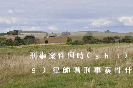 刑事案件何時(shí)可以聘請(qǐng)律師嗎(刑事案件什么時(shí)候可以找律師)