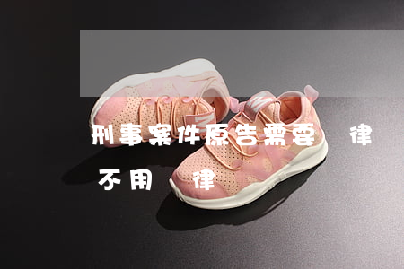 刑事案件原告需要請律師嗎(刑事案件原告用不用請律師)