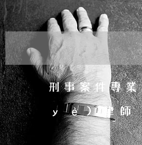 刑事案件專業(yè)律師(刑事犯罪專業(yè)律師)