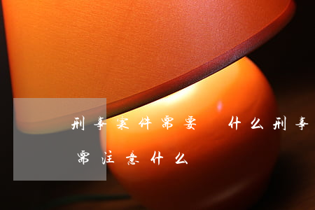 刑事案件需要簽什么?(刑事案件與律師簽合同需注意什么)
