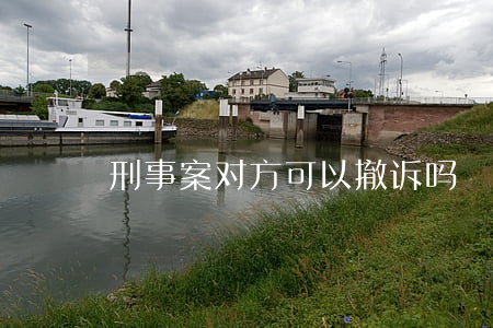 刑事案对方可以撤诉吗
