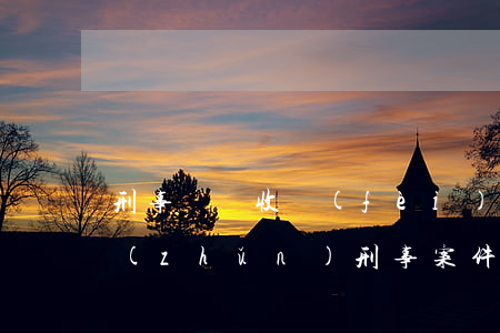 刑事訴訟收費(fèi)標(biāo)準(zhǔn)(刑事案件費(fèi)用多少)