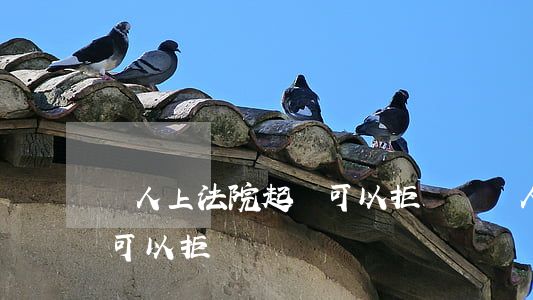 別人上法院起訴可以拒絕嗎(別人上法院起訴可以拒絕嗎)