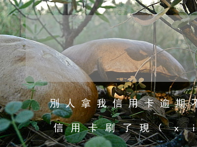別人拿我信用卡逾期不換怎么辦(別人拿我的信用卡刷了現(xiàn)在不給我還)