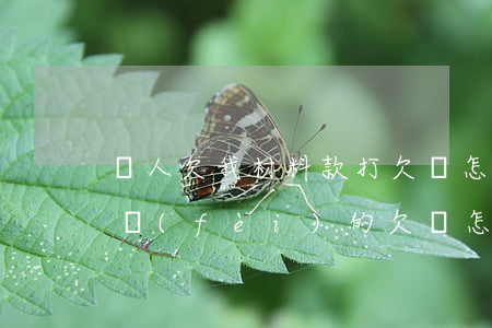 別人欠我材料款打欠條怎么寫(別人欠我材料費(fèi)的欠條怎么寫)