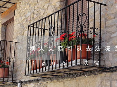 別人欠錢可以去法院告嗎(別人欠錢怎么通過(guò)法院)