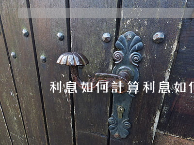 利息如何計算(利息如何計算)