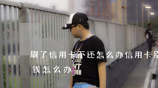 刷了信用卡不还怎么办(信用卡别人刷了不还钱怎么办)