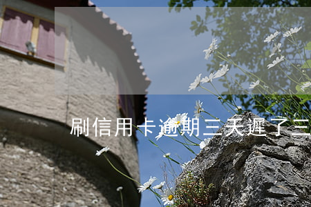 刷信用卡逾期三天(遲了三天還信用卡)
