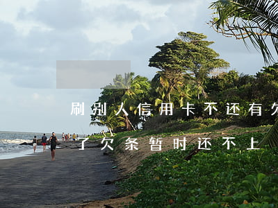 刷别人信用卡不还有欠条(刷了别人信用卡,写了欠条暂时还不上)