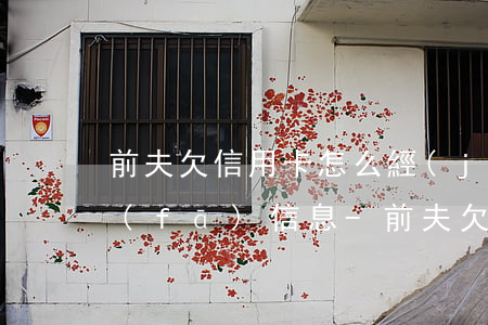 前夫欠信用卡怎么經(jīng)常給我發(fā)信息-前夫欠信用卡怎么經(jīng)常給我發(fā)信息呢