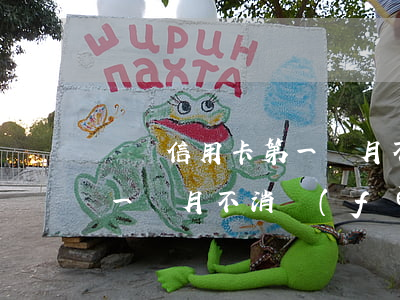 剛辦信用卡第一個月不還嗎(新辦的信用卡第一個月不消費(fèi)可以嗎?)